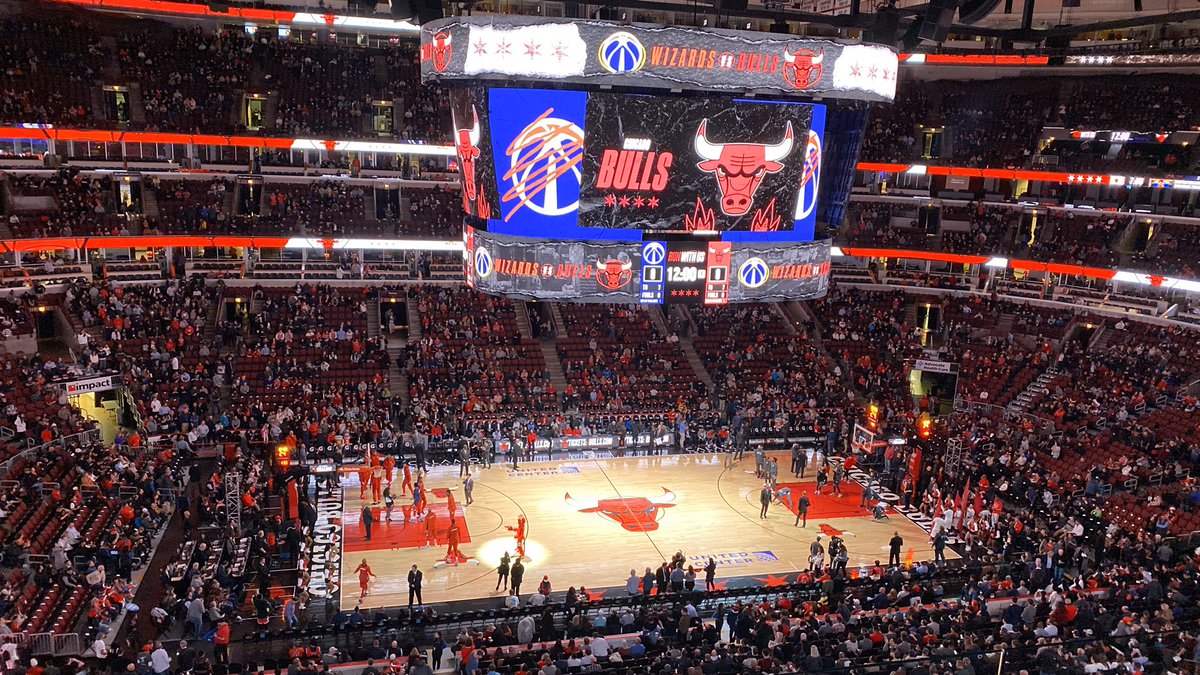 mdanych's tweet photo. Game Time 🏀 Bulls v Wizards https://t.co/qwvQRNORUV