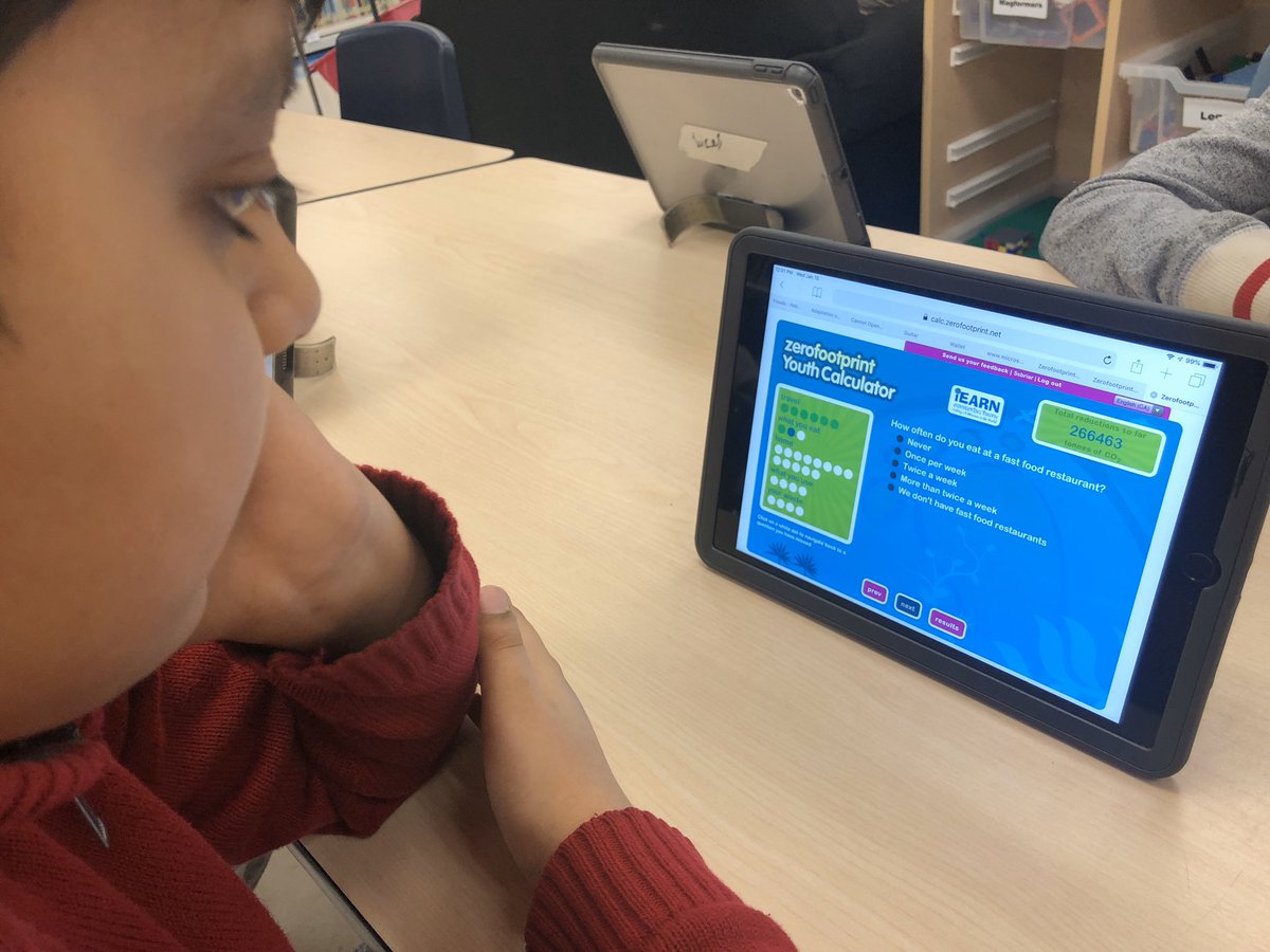 3ASuperstars's tweet photo. #globalgoal13 climate action. We are reviewing our personal carbon footprint #zerofootprintyouthcalculator #TeachSDGs @Briarwood_Buzz https://t.co/9FyYjYxRRR