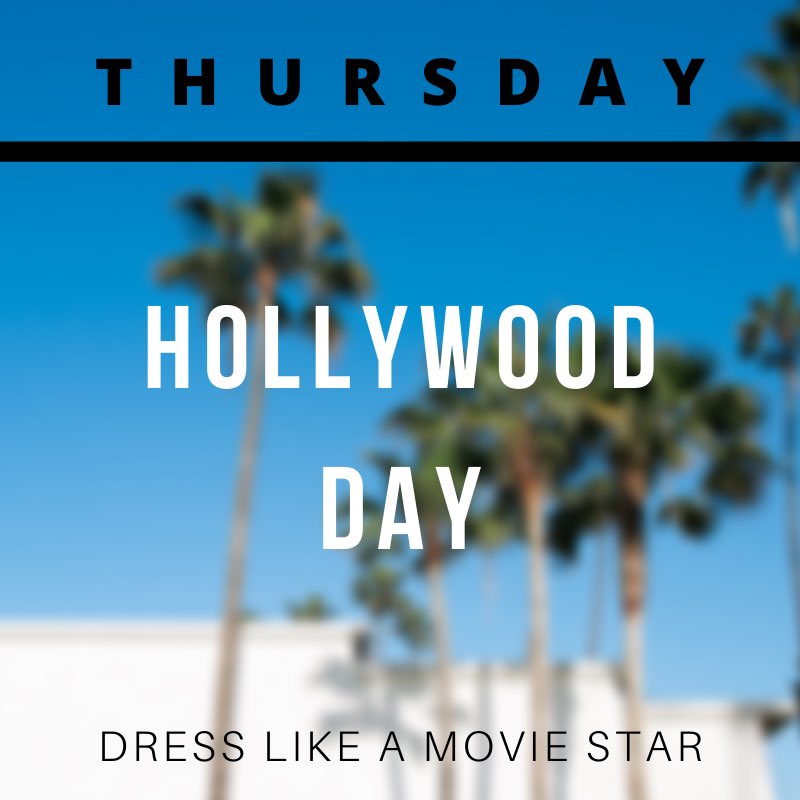 Dress up as your favorite character or actor/actress!
