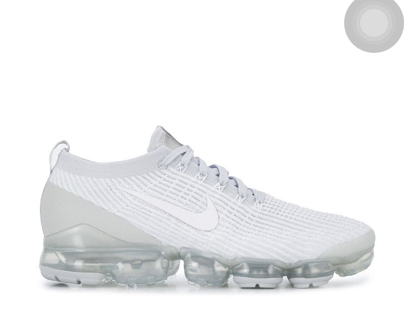nike vapormax flyknit 3 bianche