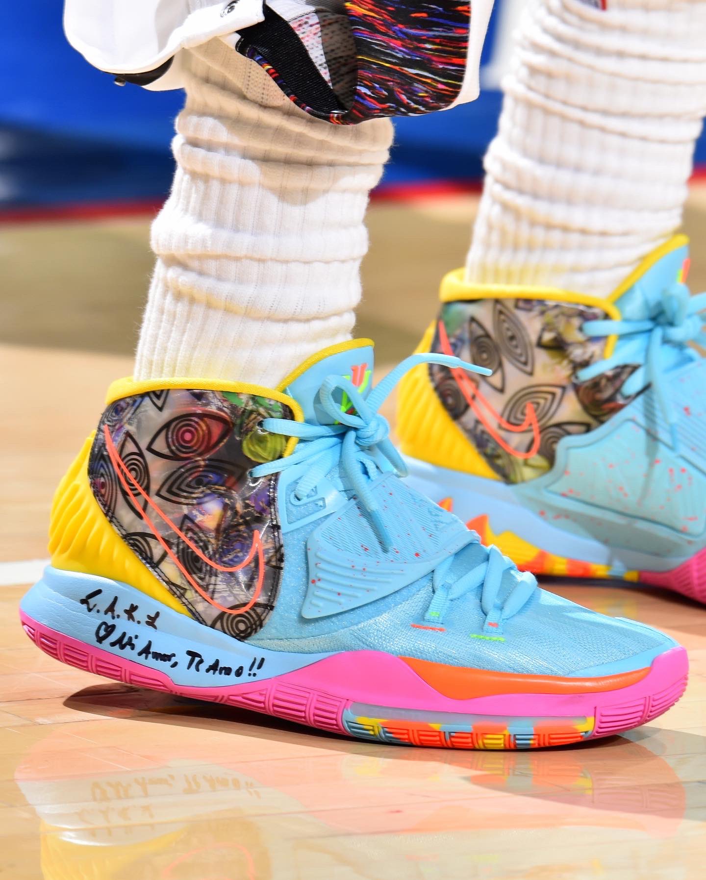 SoleCollector on X KyrieIrving in the Miami Nike Kyrie 6 Preheat tonight. Jesse D. Garrabrant David Dow https t 2MW58TJWAd X