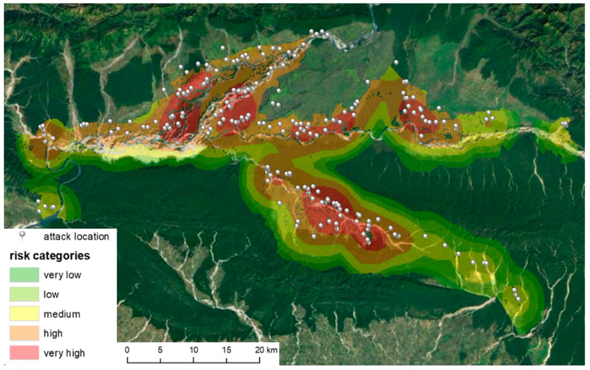 ISPRS_IJGI's tweet image. GIS-Assisted Prediction and #Risk #Zonation of Wildlife Attacks in the Chitwan National Park in Nepal
by Aleš Ruda, Jaromír Kolejka and Thakur Silwal
👉mdpi.com/2220-9964/7/9/…
#KernelDensity
#safety
#protected