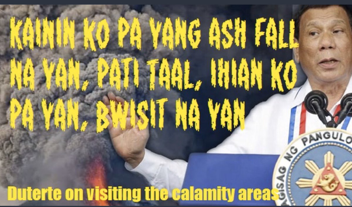 ChmpMher's tweet photo. Bawal Judgemental:

Ang Tanong!

Sino ang DELUBYO / DEMONYO ang dumating sa Pinas na MAS MASAHOL pa sa pagsabog ng bulkan, lindol o bagyo ang idinudulot na PERWISYO?

A  Du30
B  Ang Presidente
C  Yung Hudas
D  na Duwag, 
E  Inutil
F  at Tamad
G  All op d abab https://t.co/q19YCXfxh2