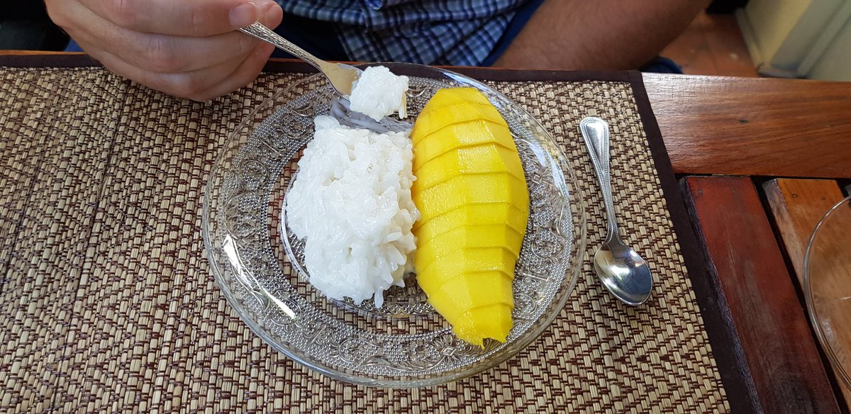 DutchTravCouple's tweet photo. Finally we tried the favourite dish of #SoutheastAsia #stickymango. Delicious.
#Laos #food #traveling #travellers #travellife #AroundTheWorld #foodie #foodlovers #culture #CulturesWays #travelphoto #travelphotography #YouTube #followus #like https://t.co/kW3l3uF5L7