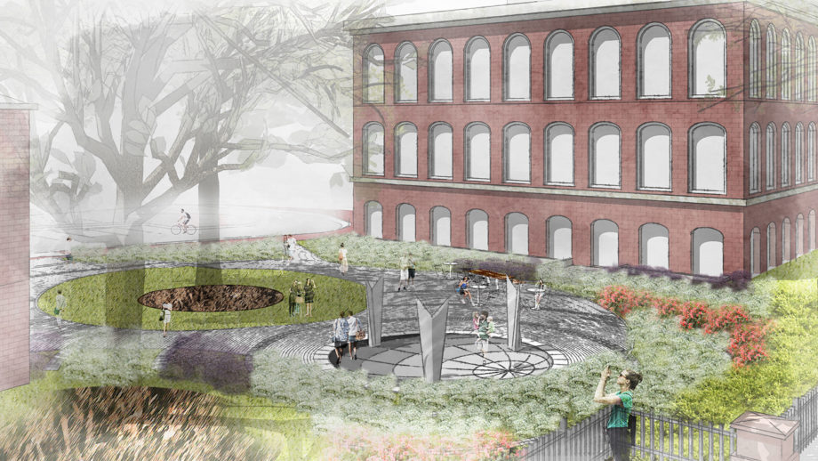 NCState's tweet photo. The space between Primrose and Tompkins is being transformed into the @NCStateGlobal Courtyard, celebrating our global diversity and international population. See how @NCStateDesign students are making it happen: https://t.co/IuLtkkWq0j https://t.co/ut7fj8ZEXC