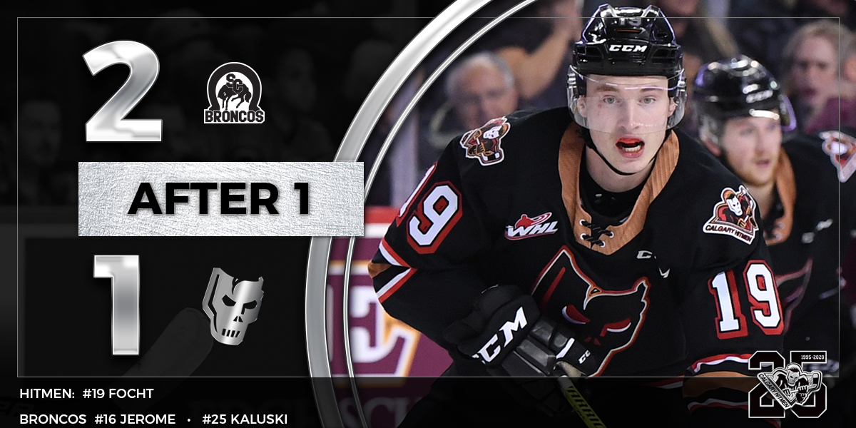 WHLHitmen's tweet photo. Some work to do after 20! #SCvsCGY | #25Together https://t.co/30lvOMB7rL
