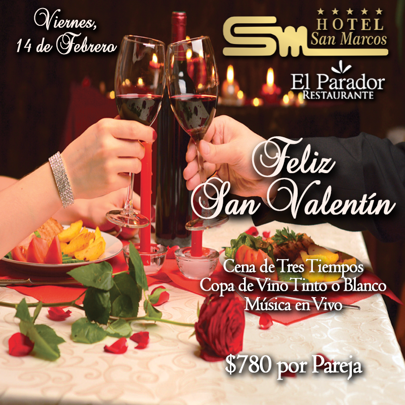 sanmarcosmx's tweet photo. ¿Ya tienes plan para este #14deFebrero? 💘💘💘
¡Queda 1️⃣ Mes!
Disfruta de una #CenaRomantica con #MusicaEnVivo ❤️
Reserva al: ☎️ (667) 752 0470 Ext. 500 / 555 https://t.co/O8GxZv15o3