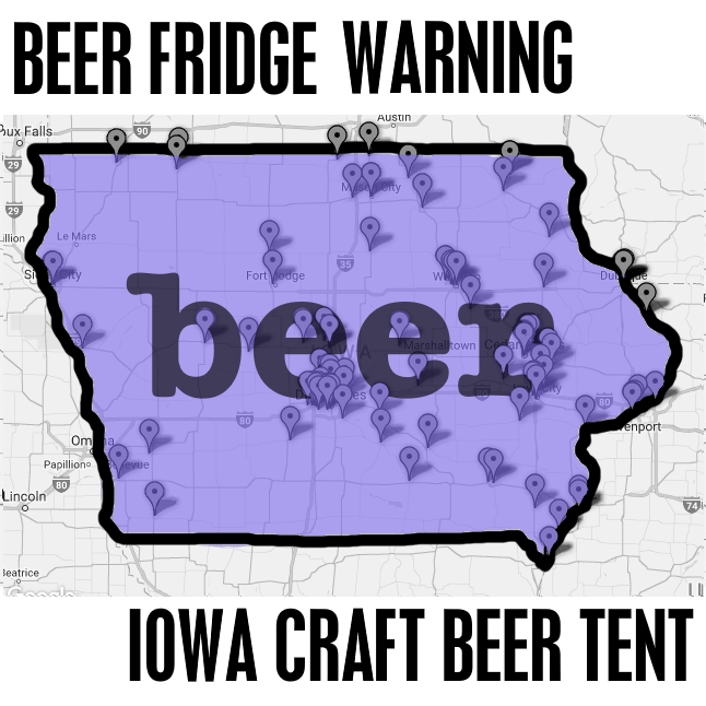IACraftBeerTent's tweet photo. Hanging with us and @LAZER1033 at @GezelligBrewing from 5-7 on Thursday for #HappyNewBeer seems like a great way to pickup some beer for the #BeerFridgeWarning on Friday. https://t.co/ixrReG0kit