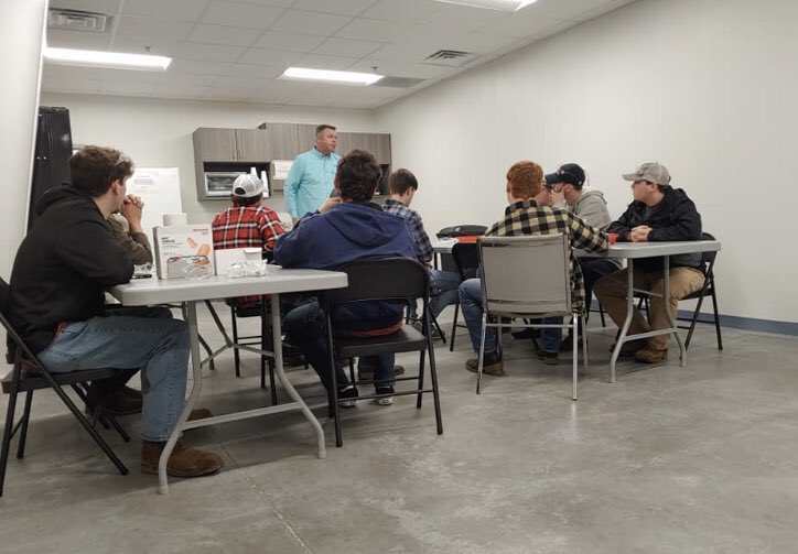 OCCRebels's tweet photo. Senior fishing team members and Welding students visited Excel Boats in Mt View AR. We were able to see the process in action beginning to end. We would like to thank J Paul Jackson , Glenn D. Foreman , and Excel crew #Excelboats #Mudbuddymotors https://t.co/sxbHrSKk1N