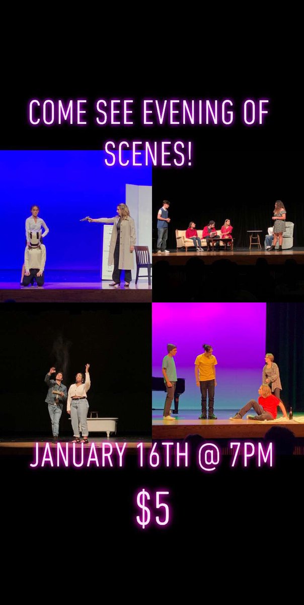 MRHSMTC's tweet photo. Come support your seniors who have directed 5 amazing shows tomorrow night!💜 https://t.co/qXBbowf3oZ