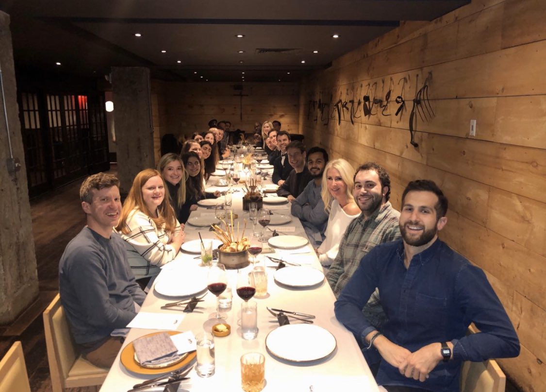 Jetty sales/revenue team annual kickoff:

2018: 2 (I think we just got coffee)
2019: 6
2020: 30+

The best part of startups is meeting and learning from so many talented, adventurous, and wonderful people. Excited for the year ahead with this crew.