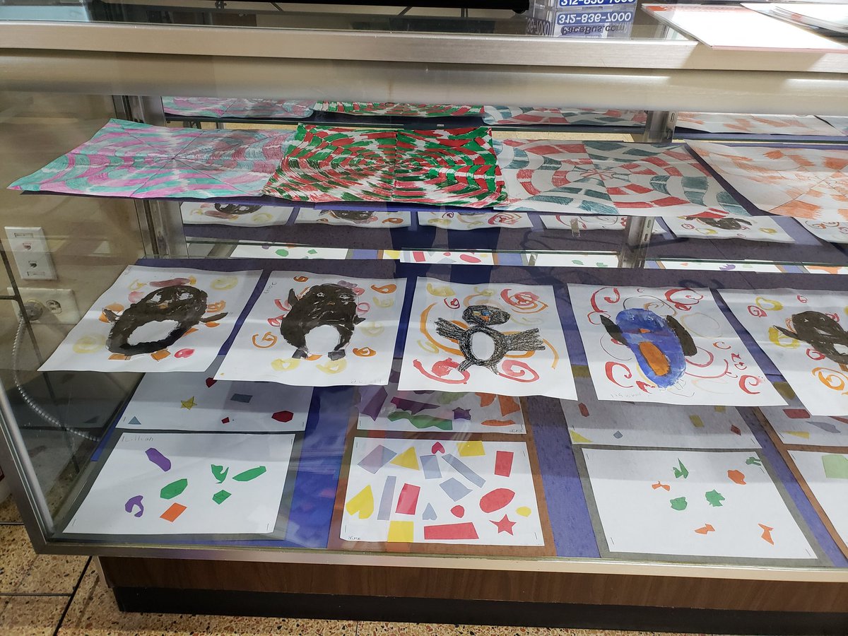 MsDouglasArt's tweet photo. Some @BVGoBobcats student artwork is on display at the Justice Village Hall! https://t.co/hhAZLxaJDw