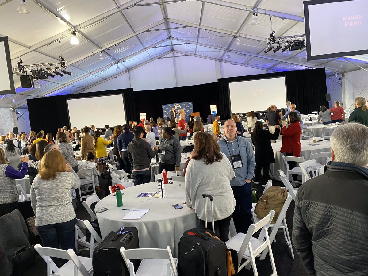 SusanLeahyCoach's tweet photo. Thank you AOA. It was such a gift being your conference closing keynote speakers and sharing Building a Culture of Team with your members! #grouptoteam https://t.co/IMLuMane5V