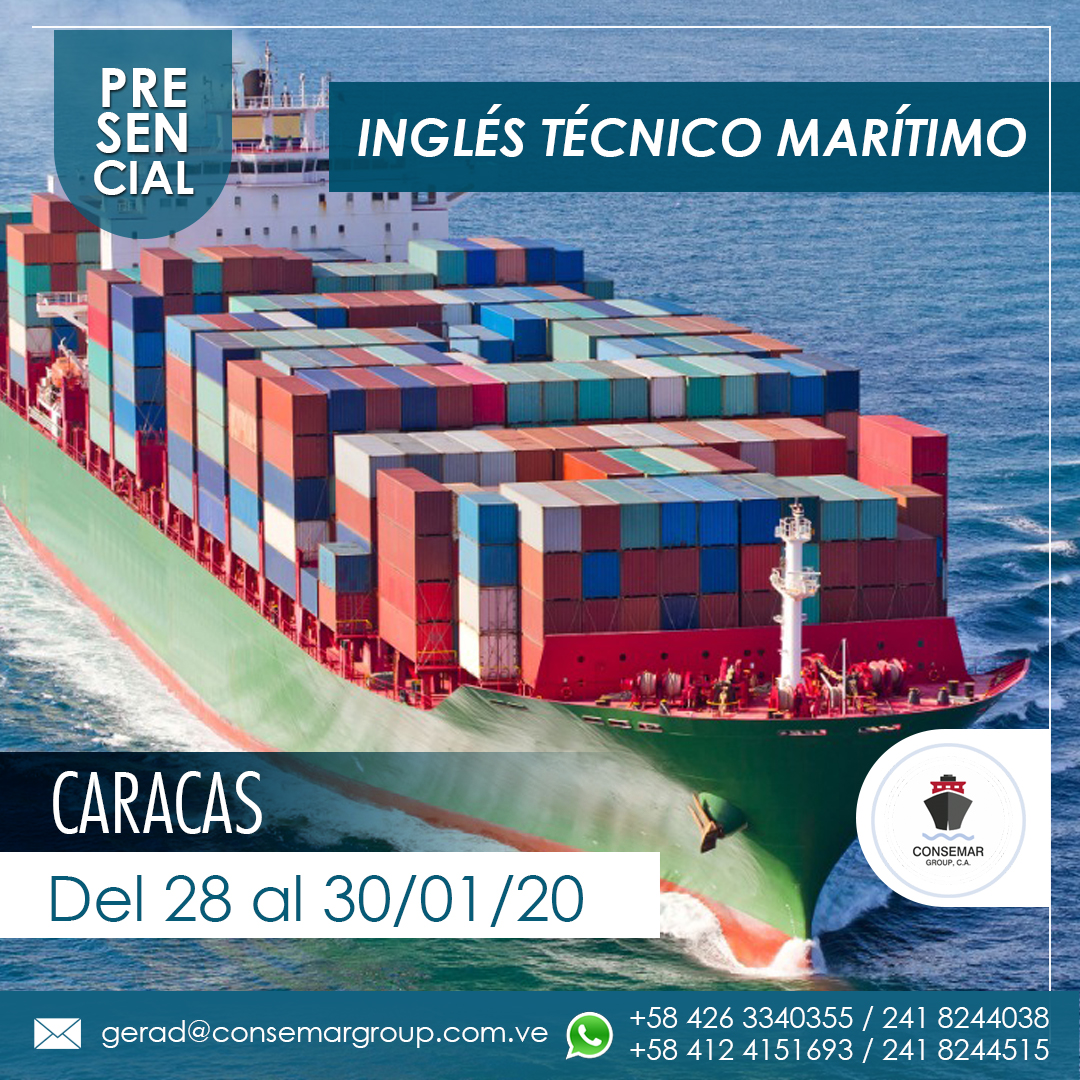 consemargroup1's tweet photo. INGLÉS TÉCNICO MARÍTIMO
Curso Presencial en Caracas. Inglés Técnico Marítimo
Información: gerad@consemargroup.com Whatsapp: +58 426 3340355
#consemargroup #gentedemar #operadoreslogísticos #inglestecnico #inglesmaritimo #cursodeinglesmarítimo #seafarers  #maritimeservices https://t.co/lHHN7VZE24