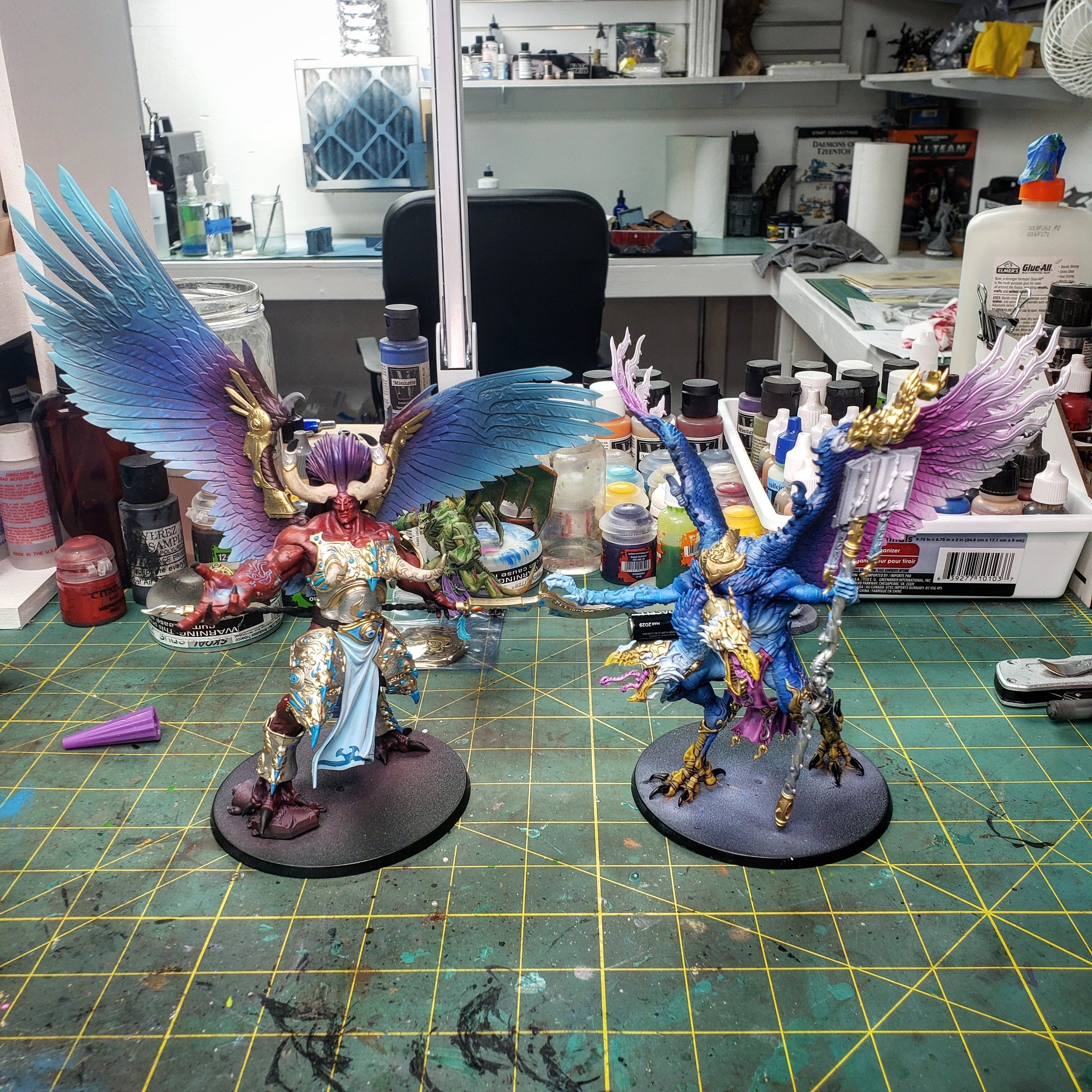 Monument min hvad som helst Mini Master Werks on Twitter: "Wip. Magnus and Karios Fateweaver.This pair  will be hard to stop. #wickedgamingstudios #magnusthered #kairosfateweaver  #tzeentch #paintingwarhammer #commissionpainting https://t.co/ITQNRxevAI" /  Twitter