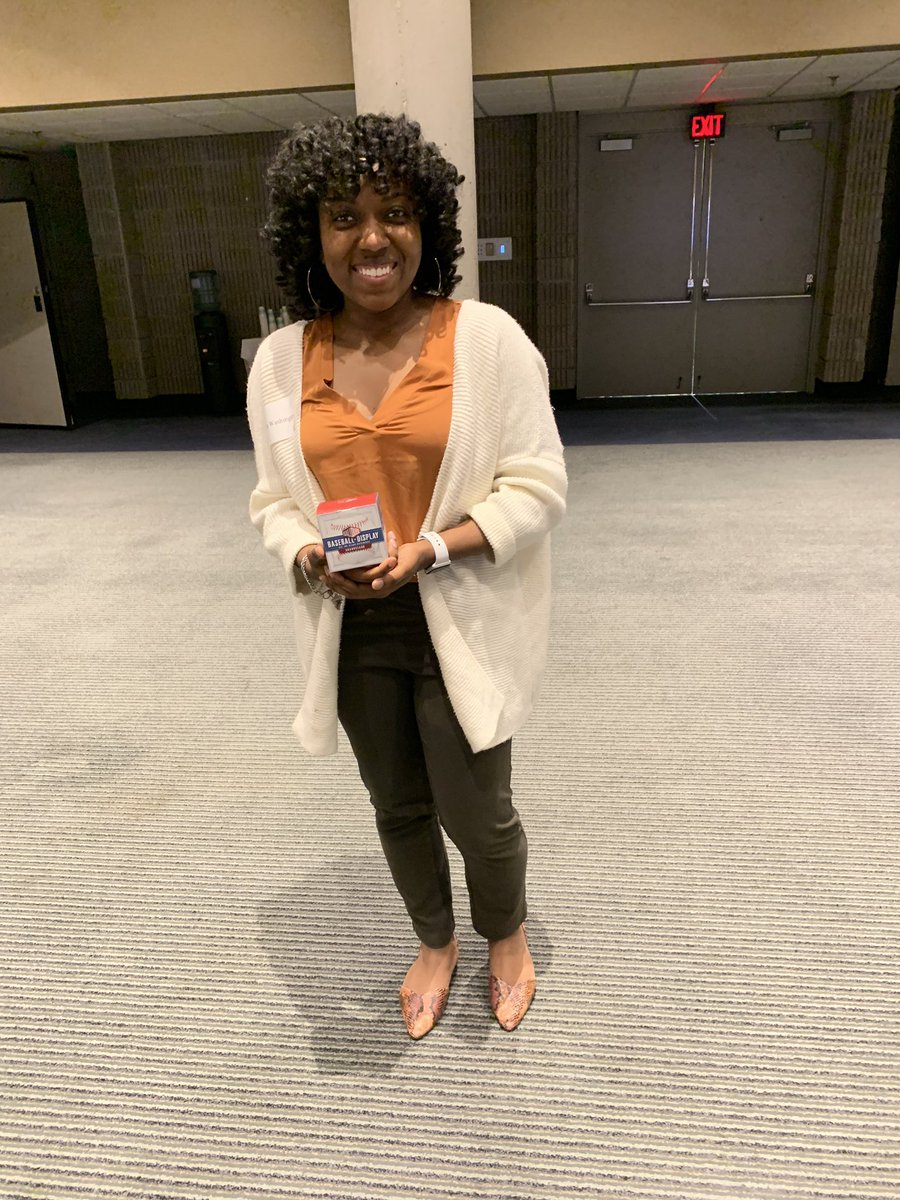 WISEAtlanta's tweet photo. One thing that requires zero talent is being on time. Congratulations to these women on winning these awesome door prizes such as autographed items and game tickets from the  @AtlantaFalcons &amp; @Braves ! #WiseATL #WiseWorks #NationalMentoringMonth https://t.co/tLxz0KWdQY