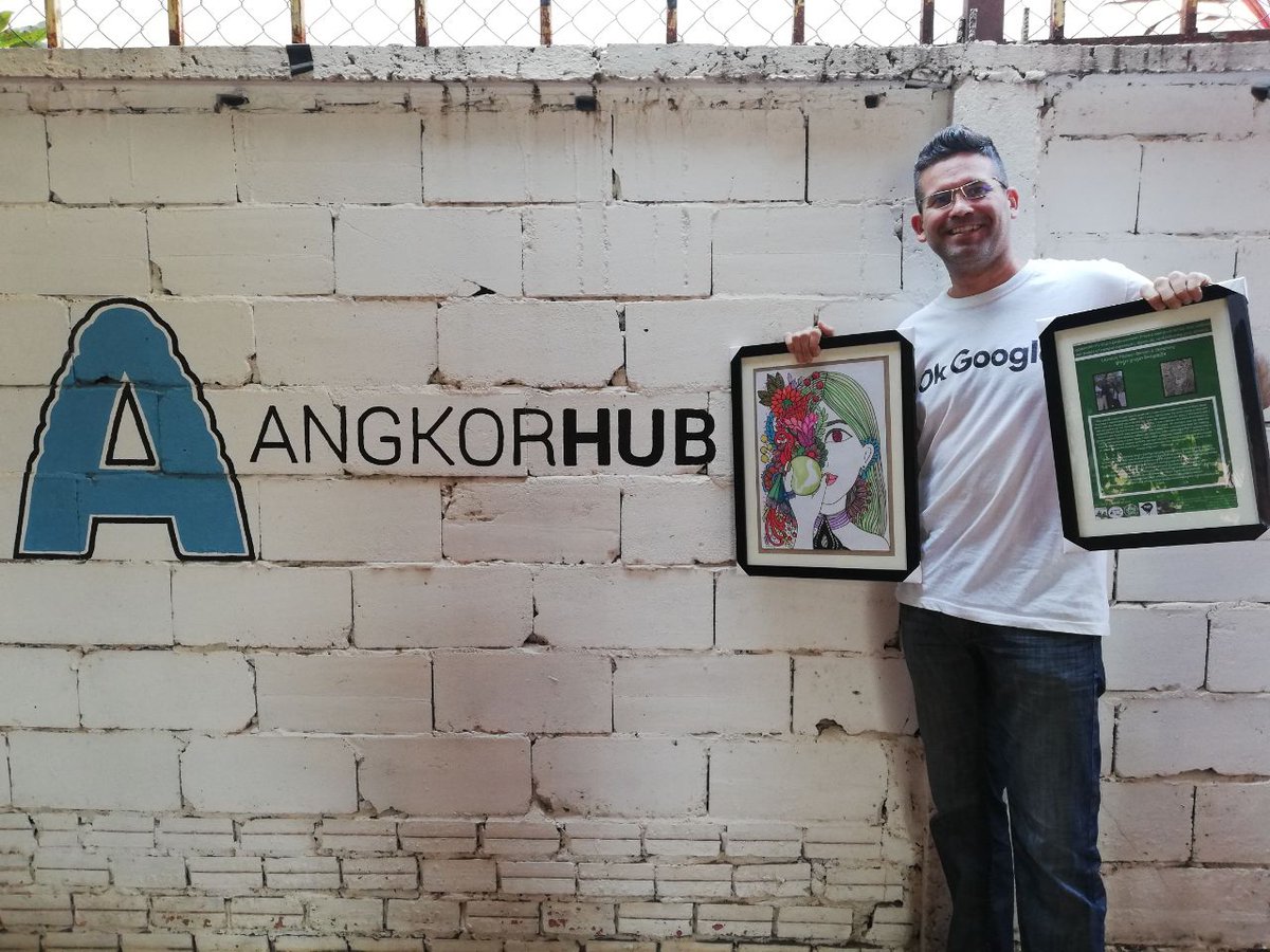 AngkorHUB's tweet photo. We were not expecting to receive this amazing piece of art 💕from the talented Chantuo ! (Chan2) 💕💕

Thank you for the opportunity PEPY Empowering Youth, it is an honour to be able to help in your journey for better education! https://t.co/8BfErmxHL1