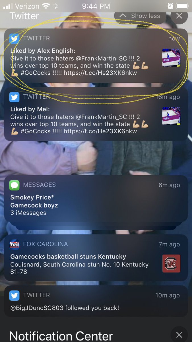 Red_Watson's tweet image. #Coolfactor is 🔥 rt now!!! 
Not every day that u have a former 8× NBA All-Star &amp;amp; Scoring Champion who had his number retired by the Denver Nuggets &amp;amp; South Carolina...like your tweet! #Starstruck
Now if I could get @AlexEnglish_2 to follow me back...😁😏🤙🏼🐔🏀 #GamecockFamily