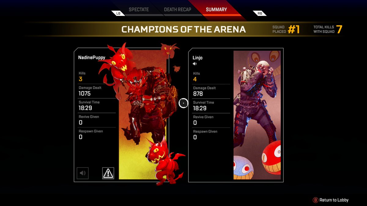 EL_Linjo's tweet photo. First time playing duos on the new #apex mode and the best Duo was? 🤔
No more words needed...🤷🏼♂️
#linjo #nadine @PlayApex #duomode #firstround #firstwin #gofindsomenormalweapons #goldweaponmode #sillymode https://t.co/6RUYL6P3xC