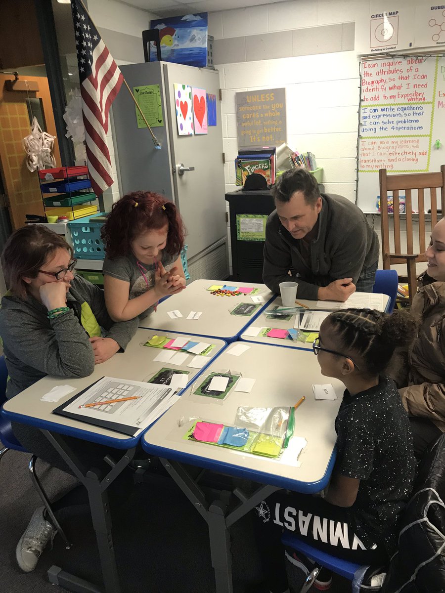 Terrific RISE event at Allendale tonight!  RISE is an evening where families and teachers partner for student school success.   RISE=Authentic Family Engagement.  #TitleIFamilyEngagement