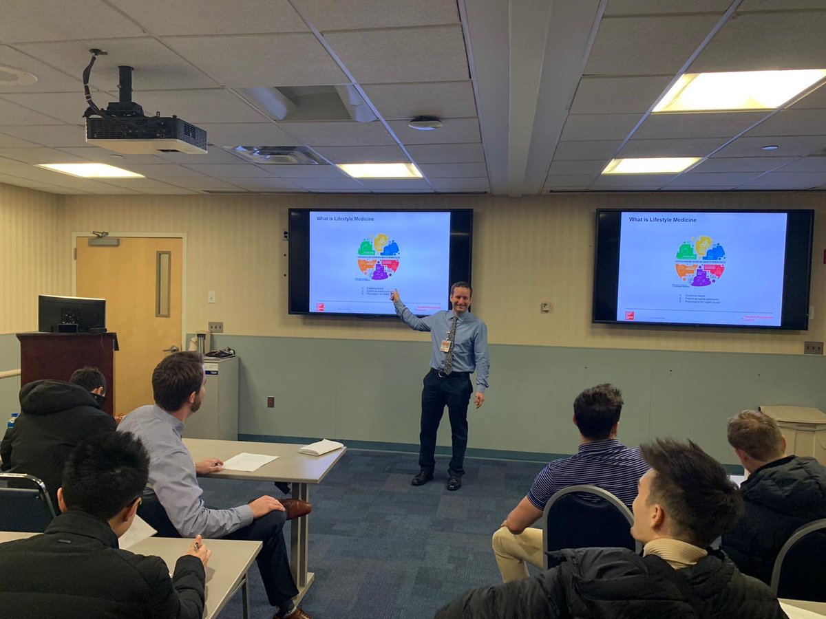 Incorporating some Lifestyle Medicine content into for EM resident wellness   <a href="/ACLifeMed/">American College of Lifestyle Medicine</a> @QueensEMed
