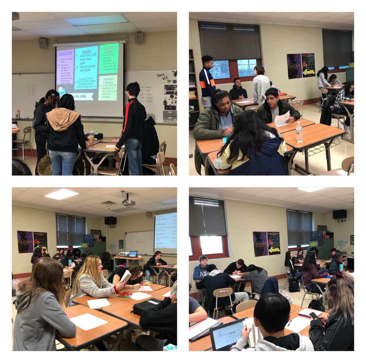 MrsSpeciale's tweet image. It has been a wonderful beginning of the semester! Love that I have my AP  rockstars back and love that we have new Ss in Creative Writing who seem awesome! 
AP =started our memoir unit,         CW =focusing on strengthening writing with sensory details.  #Luckyteacher #Learn2020