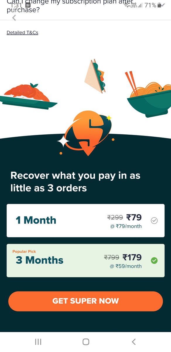 nrajesh_kumar's tweet image. Bye....bye ...@swiggy_in no more super...not gonna renew super anymore... i get better offers and discounts on @ZomatoIN