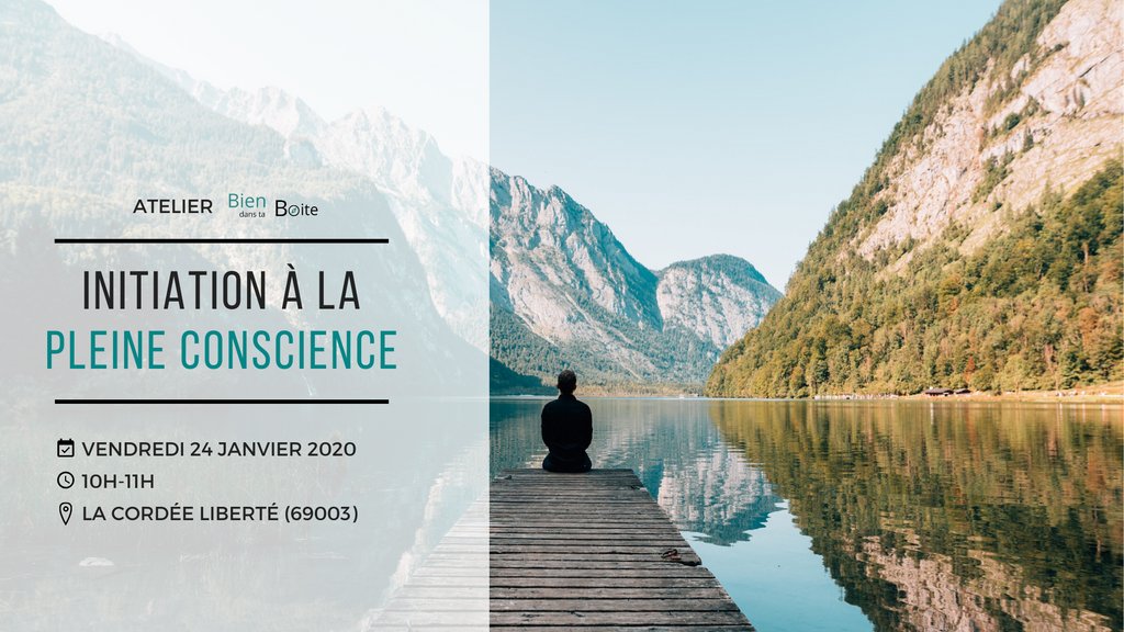 lr_bsn's tweet photo. [Atelier Initiation à la #PleineConscience] : Si tu veux apprendre à t'ancrer dans l'instant présent, à ne plus être esclave de tes pensées, à gérer ton stress ou juste découvrir la Pleine Conscience, réserve vite ta place ☝️
https://t.co/UpUdIdT3cJ

#lyon #entrepreneuriat https://t.co/jrTxvRDL9t