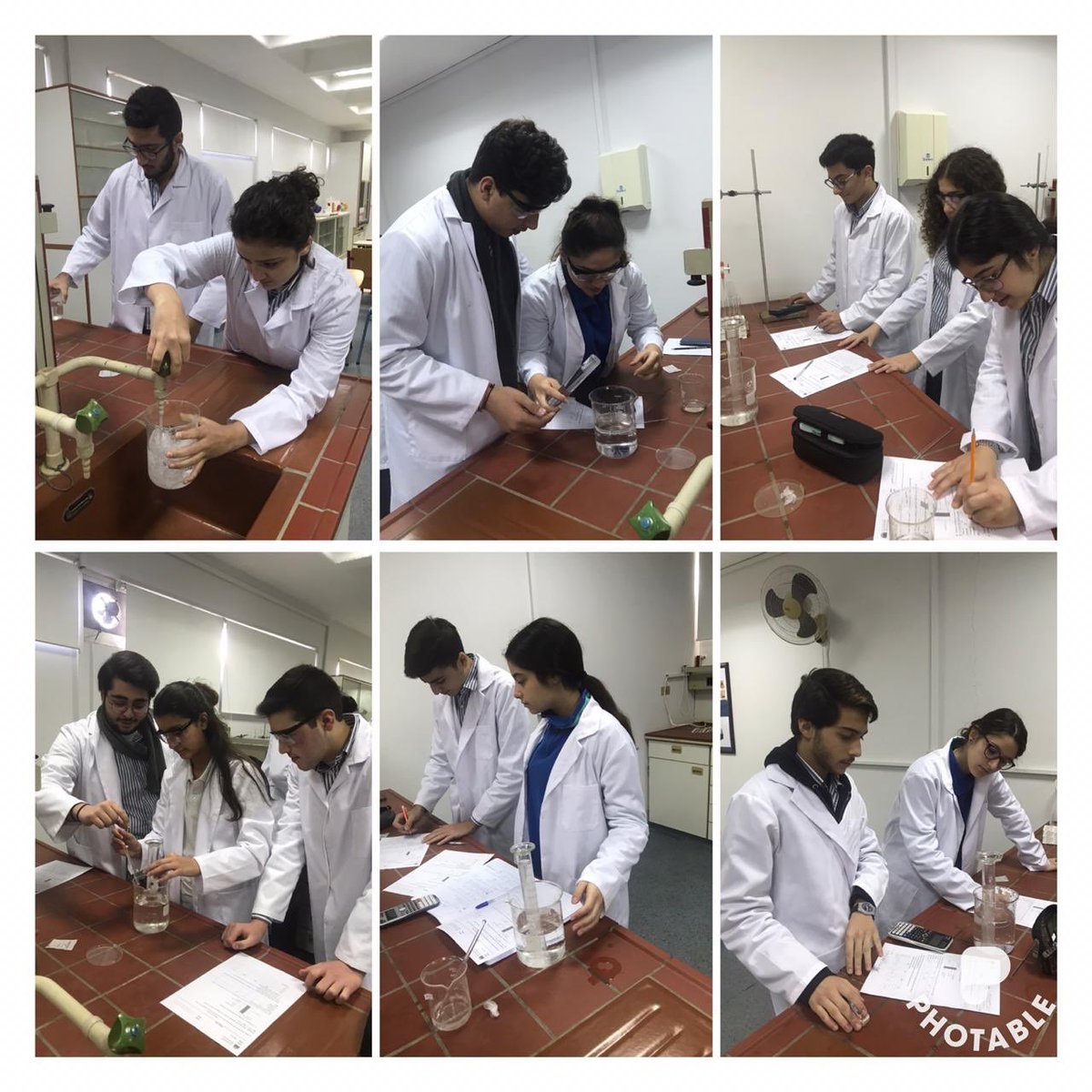ChemistryRHHS's tweet photo. SE2 students study the evolution of a chemical reaction https://t.co/5XET3IukYA