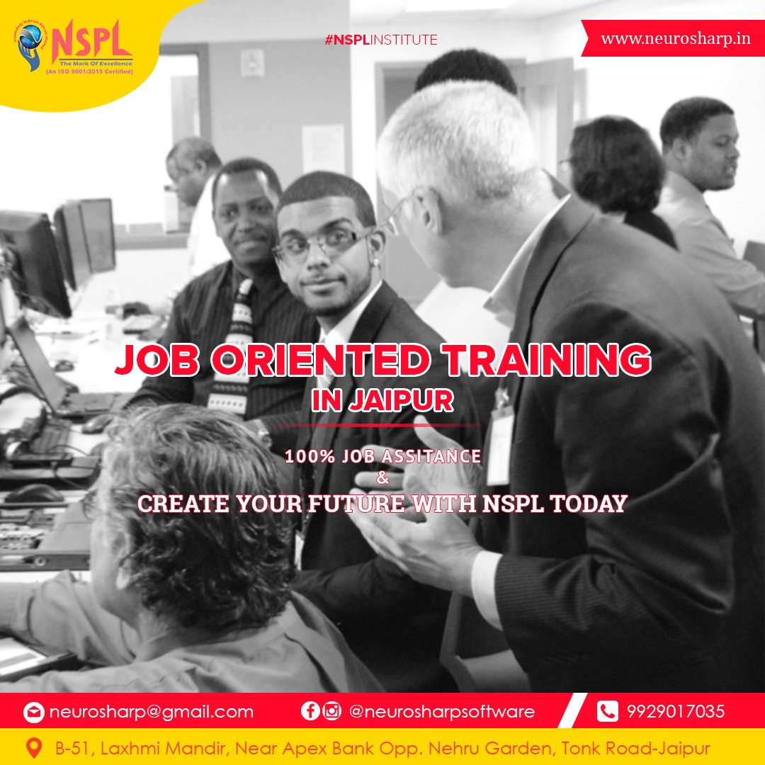 Neurosharp123's tweet photo. Neurosharp Software Presents Job Oriented Training in Jaipur, 100% Job Assistance &amp; Create your Future with NSPL Today.  

Visit Here:- https://t.co/uarMl3a9AC

#neurosharp #engineers #jaipur #jaipurcity #pinkcity #btechstudents #bca #mca #education #BSCIT #btech #diploma #it https://t.co/dle2x9t8Yb