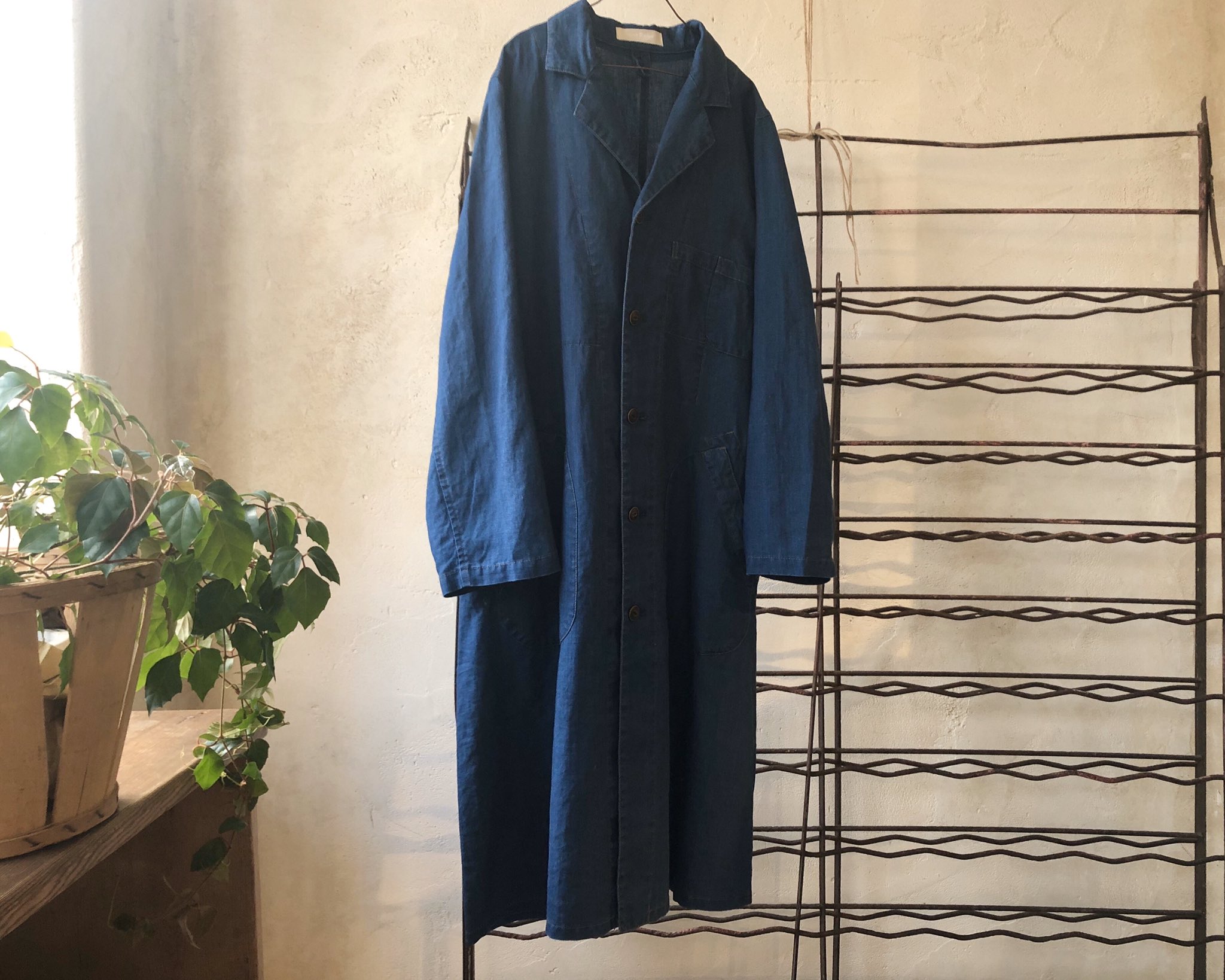 nestrobe アトリエコート UpcycleLino】× WIFE&HUSBAND アトリエコート