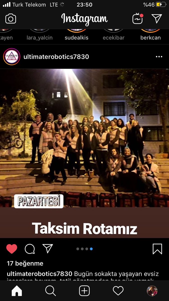 team7830's tweet photo. Bugün sokakta yaşayan evsiz insanlara bayram, tatil gözetmeden her gün yemek dağıtan bir dernek olan @corbadatznolsun da gönüllüydük. Çok güzel bir deneyimdi her şey için çok teşekkürler 🙏🏻❤️🤗 @bahcesehir_nakkastepe https://t.co/ZpUmTfPvw0