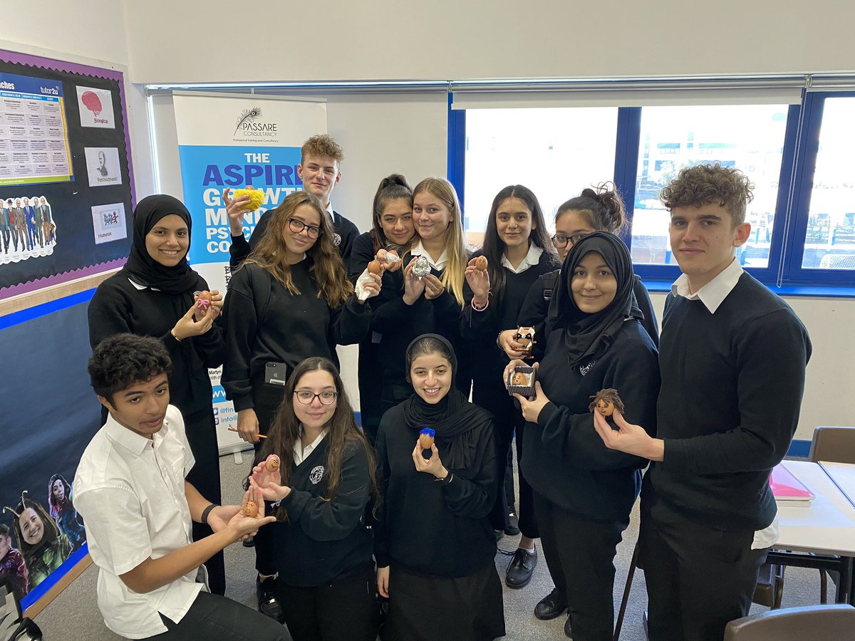 BSAKpsychology's tweet photo. It’s that time of year again! Year 12 are caring and nurturing their own egg babies for 2 weeks to examine the impact of early attachment on later relationships. #attachment #internalworkingmodel https://t.co/zlkYhAU4f5