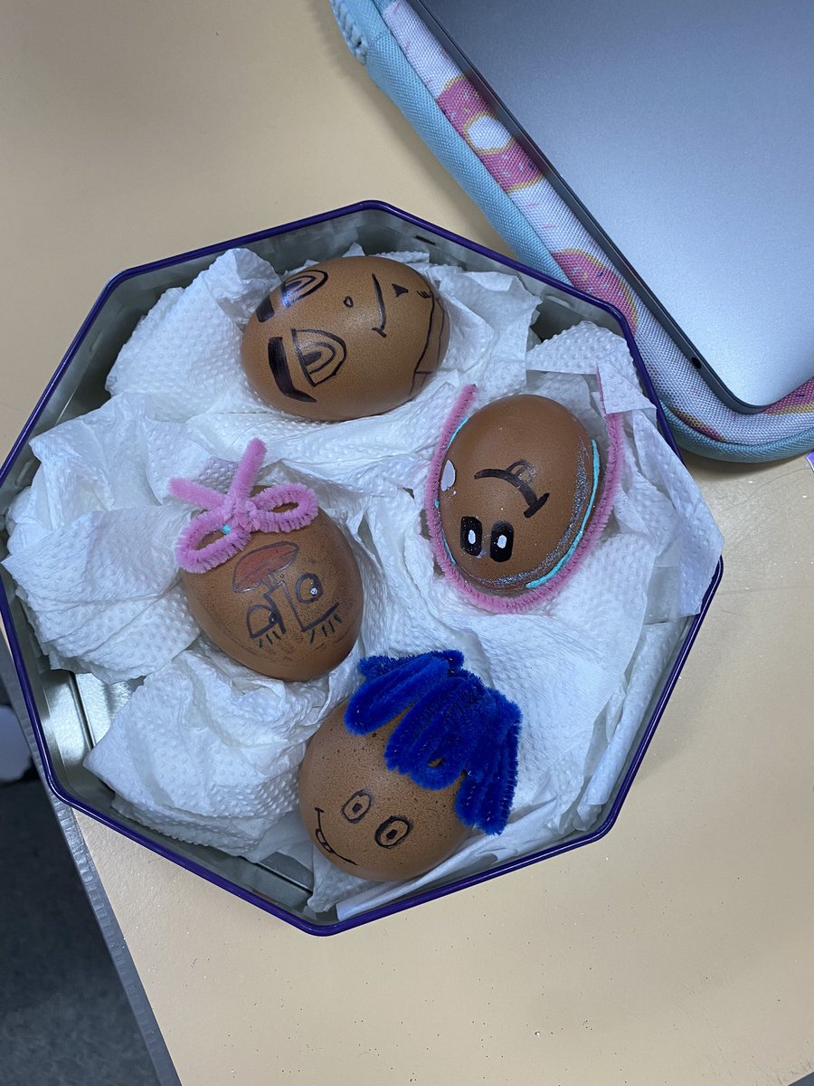 BSAKpsychology's tweet photo. It’s that time of year again! Year 12 are caring and nurturing their own egg babies for 2 weeks to examine the impact of early attachment on later relationships. #attachment #internalworkingmodel https://t.co/zlkYhAU4f5