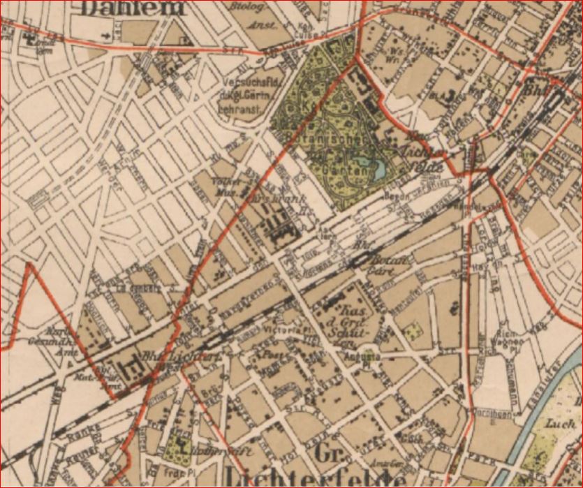 kreuzberged's tweet photo. #Didyouknow that #Berlin's 1st Botanischer Garten was in #Schöneberg? It was the site of today's Kleistpark.
The new one, as we all know, is in #Dahlem.
Only that it isn't. It's #Lichtefelde. By the time it opened only some 25% belonged to #Dahlem. By 1938 100% was Lichterfelde https://t.co/AVJuXcuA5e