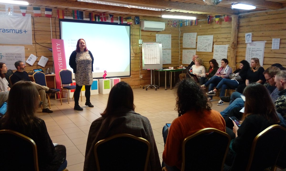 saskazek's tweet photo. Today with Monika Paulauskaite, from Lithuanian National Agency, discussing dissemination of project results - Seminar, 11-17.01.Lithuania #playitforward #youthworktrainers #IYWTguild #nonformaleducation #ErasmusPlus #toolsfordissemination #daugirdiskes https://t.co/OxJp0mR1bl