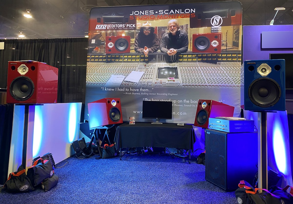 WayneJonesAudio's tweet image. Booth Set Up &amp;amp; ready to roll for NAMM 2020
waynejonesaudio.com/namm-2020/

JONES-SCANLON Studio Monitors
jonesscanlon.com

Wayne Jones AUDIO
waynejonesaudio.com

#NAMM2020  #JonesScanlonStudioMonitors #WayneJonesAudio #RecordingEngineer #BassPlayer