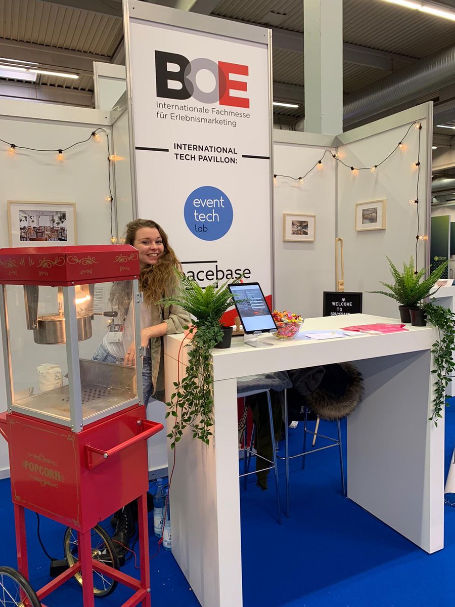 Day 2 of @boemesse ! Come down and see us at Halle 5 Stand C06 for a chat (and some popcorn!).

#BOE20 #Dortmund #MICE #eventprofs #techforevents