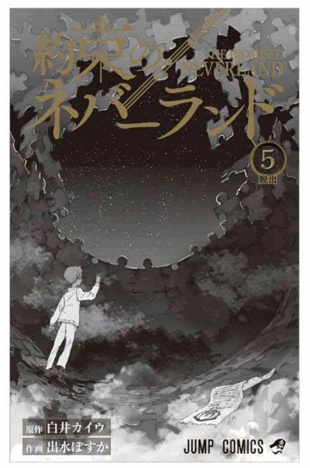 Norman appeared twice in alternate covers during his absence. Vol. 5 cover had him waving to his siblings, a paper on the ground foreshadowed his stay in lambda. Vol. 9 cover with him symbolically handing over a balloon to Emma.