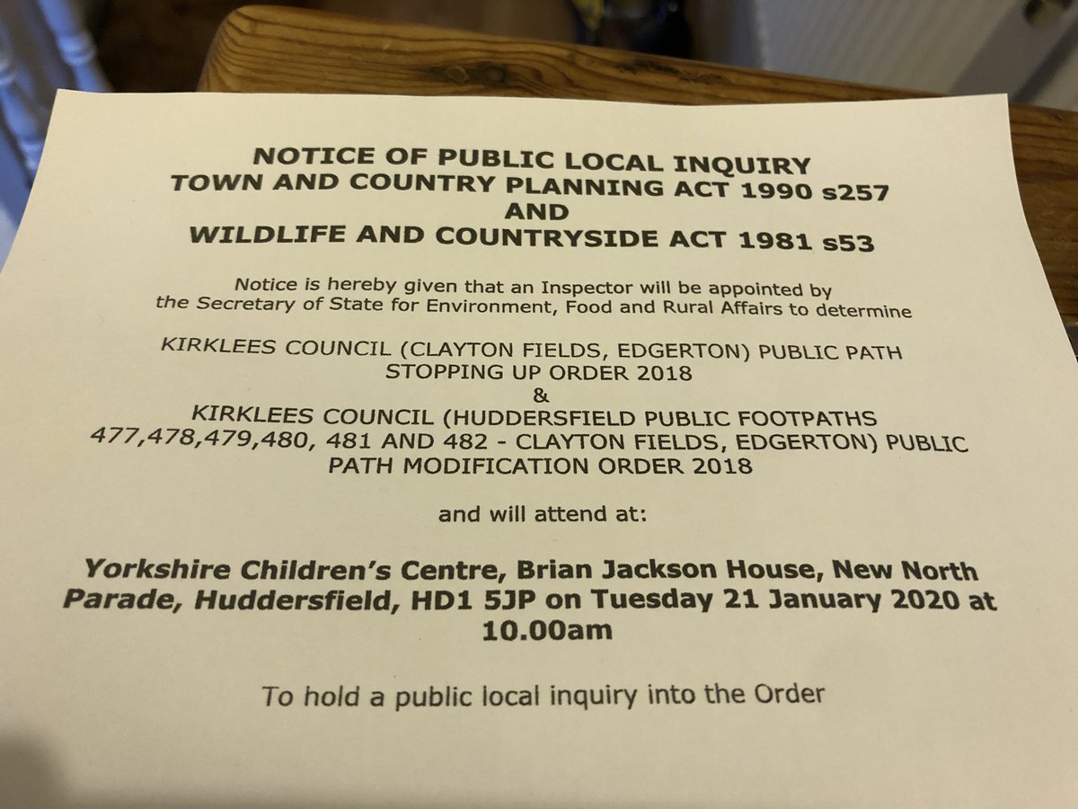 Locally and nationally, rights of way are important rights. Meeting 21 Jan, 10am.