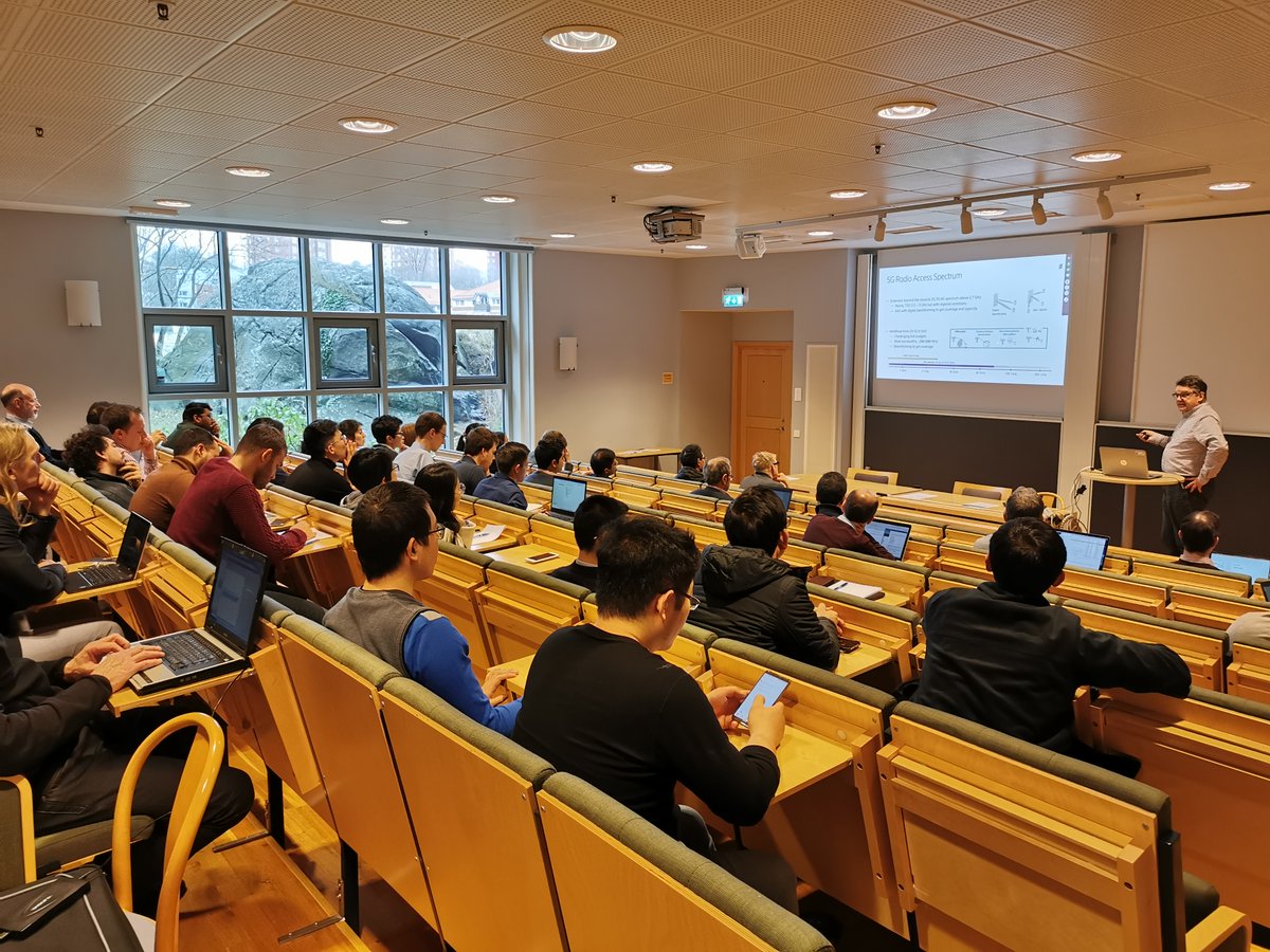 SERENA_H2020's tweet photo. The WINTERSCHOOL "Technology and Integration Platforms for Future mm-wave Communication and Radar Applications", organized by H2020 projects #Car2TERA, #GRACE & #SERENA is currently taking place in Gothenburg. Many participants follow the interesting presentations. https://t.co/Mtzg7kOH84