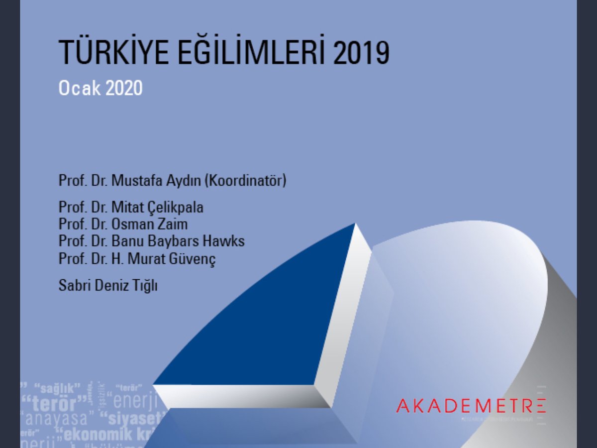 profdrmaydin's tweet photo. Genel gündemi değerlendirmek ve #TE2019 araştırmamızın sonuçlarını anlatmak üzere 09:05'de @HaberturkTV'de yayınlanan #ParaGündem programında olacağım. Bekleriz...
@EbruBaki https://t.co/JklyxVmWGC