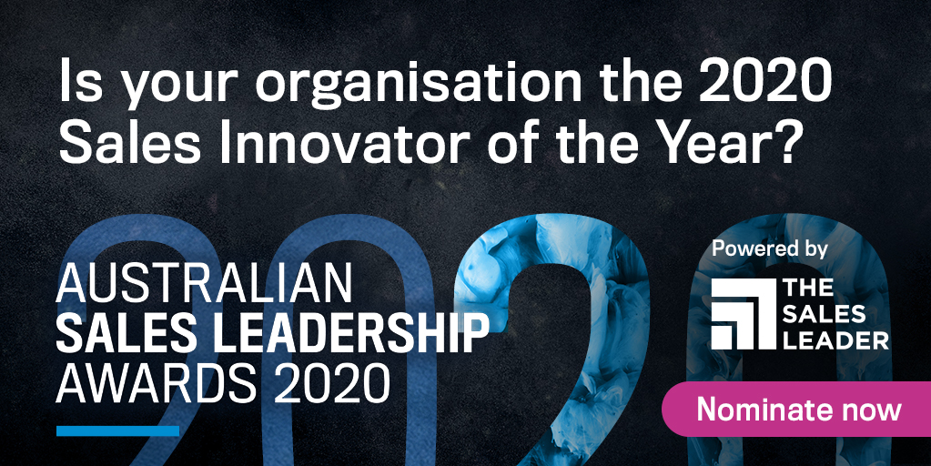 Nominations for the 2020 Sales Innovation Award are now Open!

This award recognises the organisation that has most effectively capitalised on market opportunities &amp; driven demonstrable business growth through sales innovation. 

Submit your nomination bit.ly/2PDkj7v