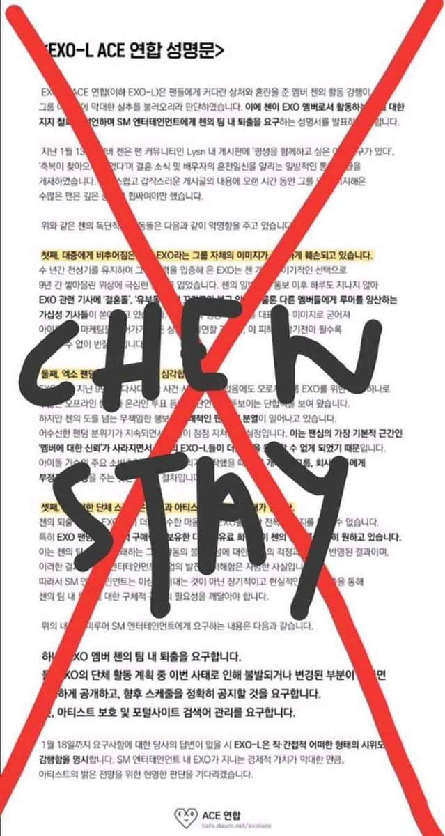 Michell_E12's tweet photo. Entiendo el punto de vista de KEXOL que gastan mucho y creen la fantasía idol como productos perfectos.Lo que no entiendo es su FALTA de HUMANISMO y preocupación por la persona que es Chen. Ya veo porque unidas así destruyen y matan a sus idols.
#KEXOL_DONT_REPRESENT_ME https://t.co/XpCpqreYjD