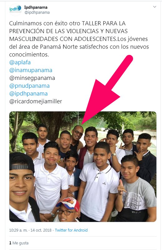 RicdSalvat's tweet photo. Los q están recogiendo de los 150 millones de lo q nos endeudo @NitoCortizo con el @el_BID para promover "Iniciativas de Generos" son los activistas LGBT? Qué es esto de las nuevas masculinidades? El @MeducaPma apadrina esto? Ricado Mejia organizador de la parada gay expositor? https://t.co/KpqTrSN0Lf