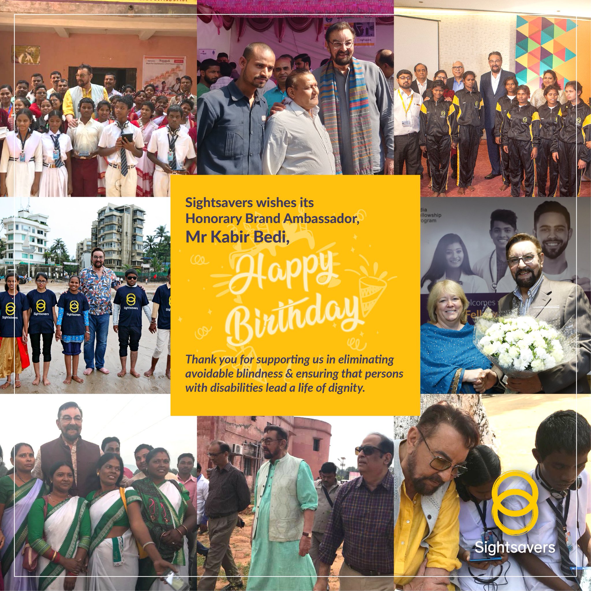 We wish our Brand Ambassador, Mr Kabir Bedi, a Very Happy Birthday! 