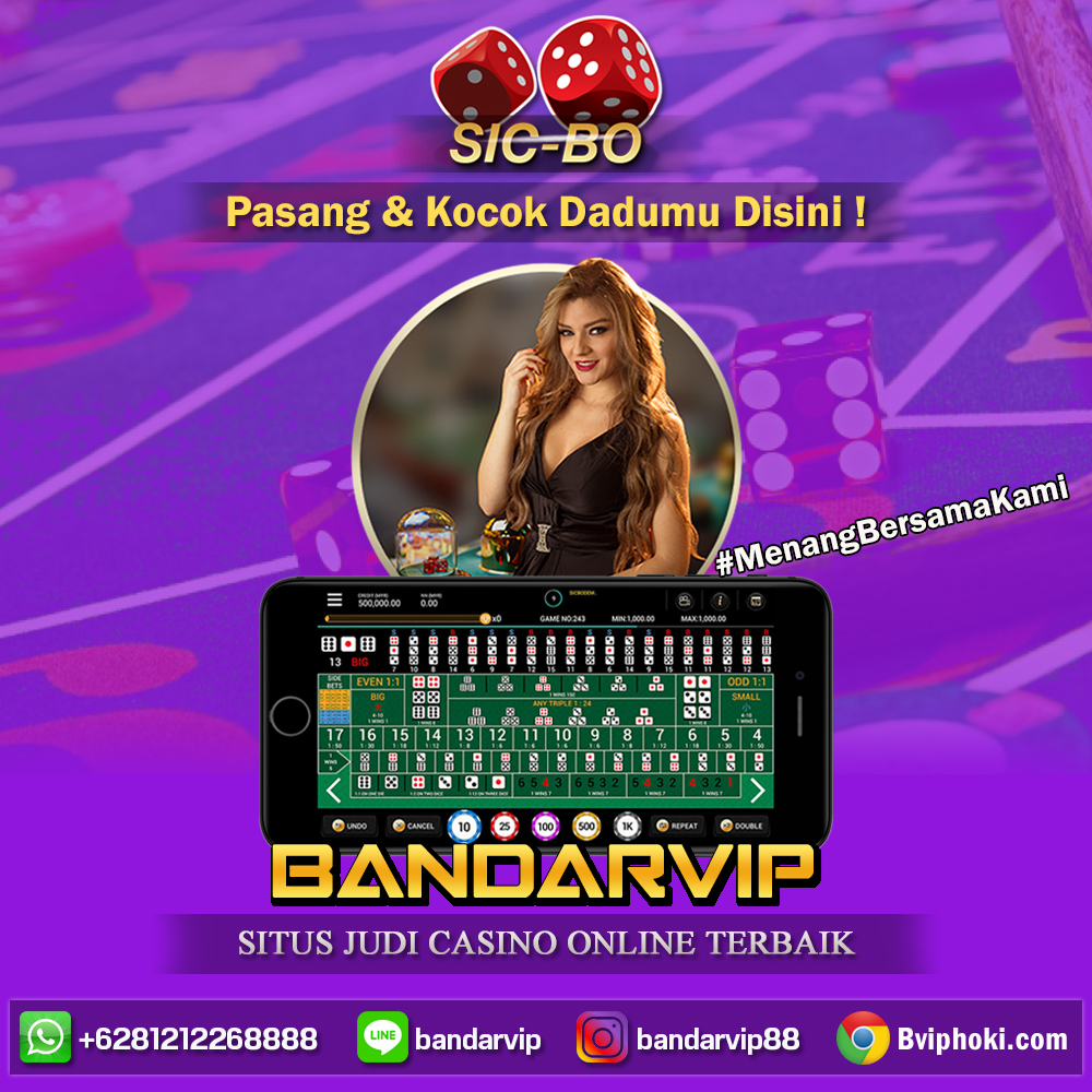 BandarVip88's tweet photo. Bermain Casino Online dengan Akun SBOBET / MAXBET Terbaik dan Persentase Kemenangan Besar

Min Depo: 25rb
Min WD: 50rb

Kontak:
-WA: +6281212268888
-Line: bandarvip
-Link: www. BvipHoki .com

#BandarVip #BvipHoki #Casino #Dadu #Sicbo #OnlineCasino #JudiCasino #Sbobet #Maxbet https://t.co/ycPAC5t8tw