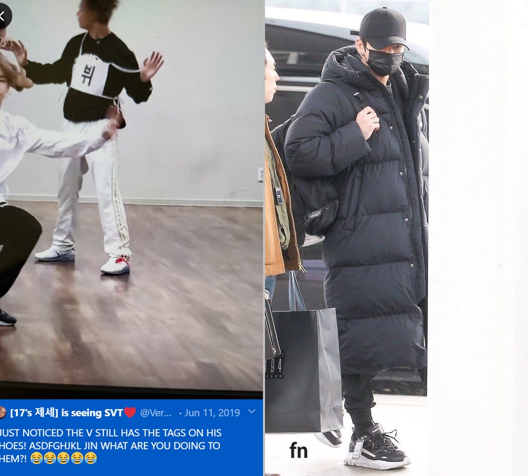 But now we have spotted Suga, Jungkook, Tae, Hobi all at some point trying out this trend.