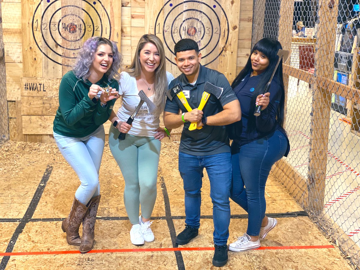 IHXSTX's tweet photo. Our SSL lumberjacks are the best in the biz and we are really axecited for a treemendous 2020. @WhitFaris @_tinaaa7 @IHX_Kirsten @ChristinaBWhit #weareSTX #axeperts #noaxeccidents #axepuns https://t.co/a5G3ANUxYi