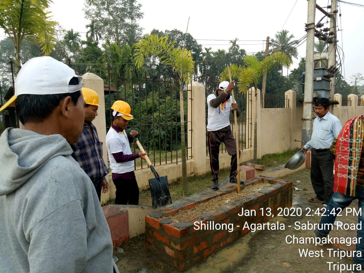 Ajitaaksh__'s tweet photo. #RPL (Recognition of Prior Learning) program was conducted for #AssistantMason of #ConstructionSkillDevelopmentCouncil in #Champaknagar, #Tripura by #Ajitaaksh. 
#PMKVY #Education #Employment #Empowerment #DrMahendraNathPandey #NSDC #NarendraModi #SkillTripura #BiplabKumarDeb https://t.co/hT61a81rD3